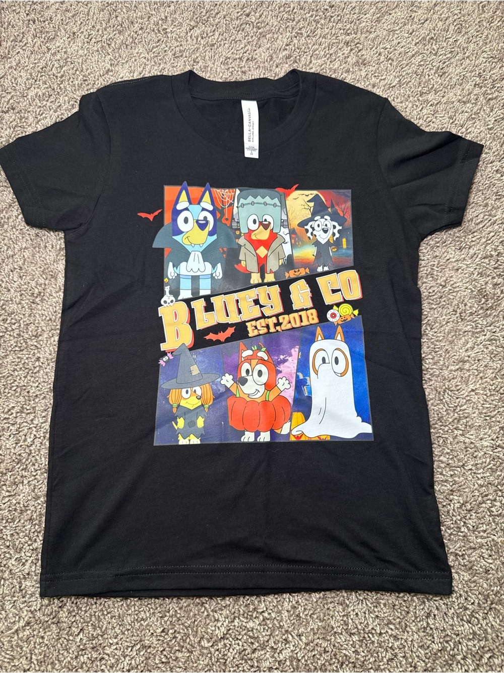 Kids' bluey Halloween Graphic Tee